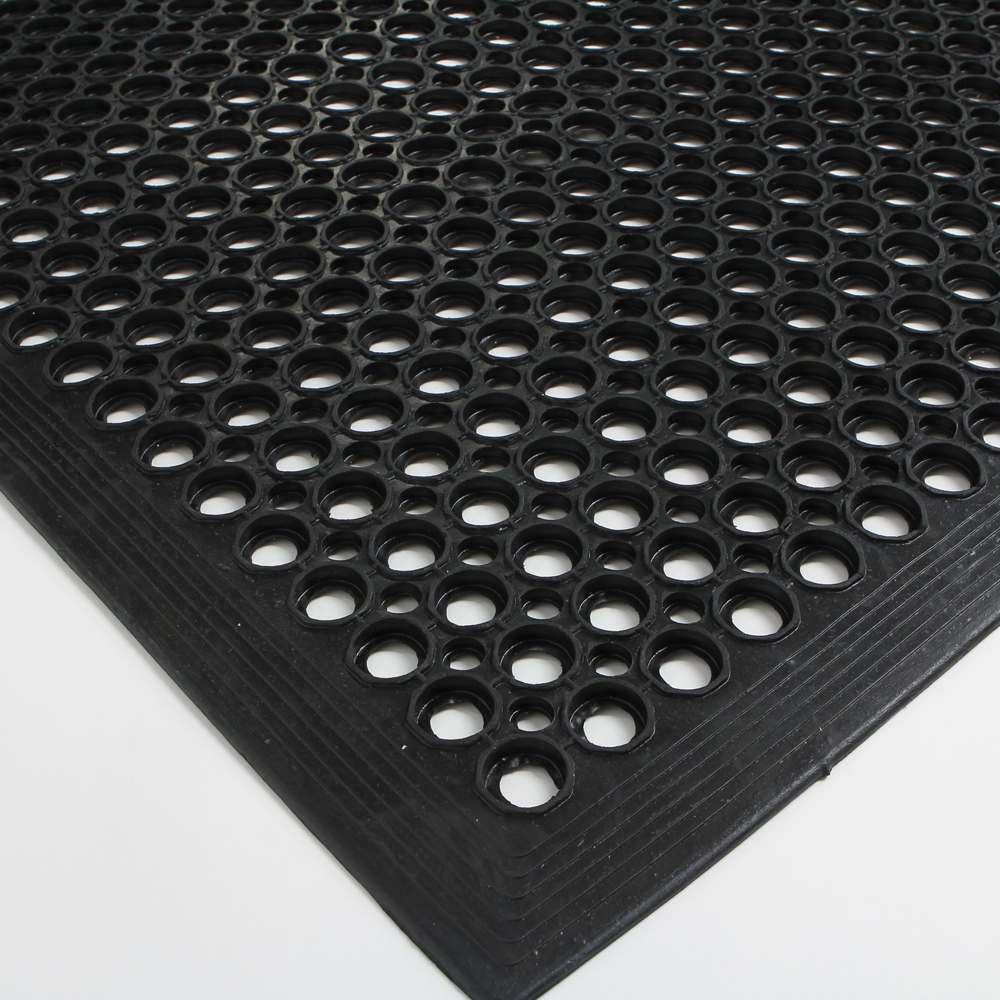 36" x 60" HeavyDuty Black Commercial AntiFatigue Floor Mat Outdoor