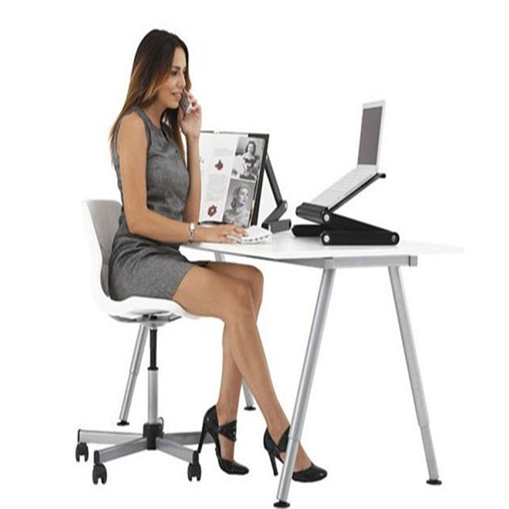 Hot 360°Adjustable Vented Foldable Laptop Notebook PC Table Desk Portable Tray