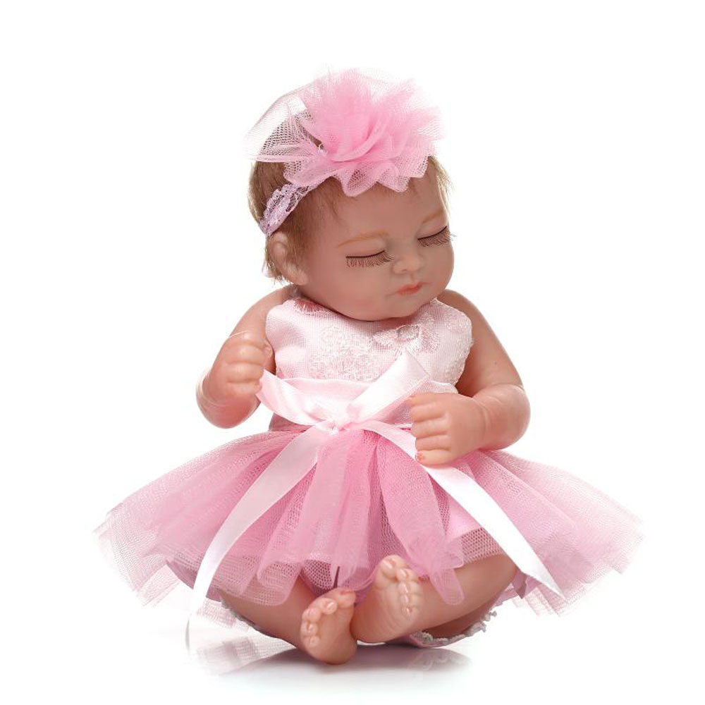 10" Reborn Baby Girl Doll Lifelike Soft Vinyl Newborn ...