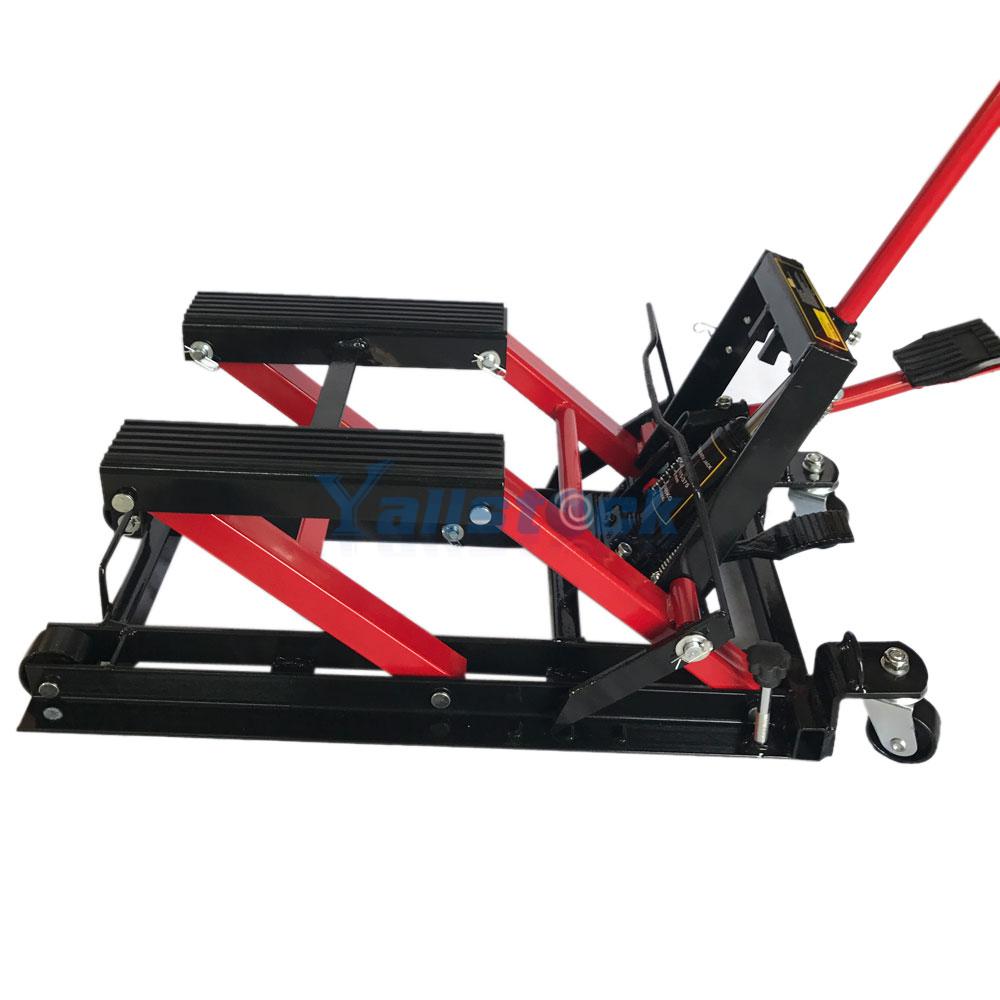 NEW Mechanics Motorcycle/ATV Jack 1500 lb Lift Hoist Jacks Repair Bike Auto