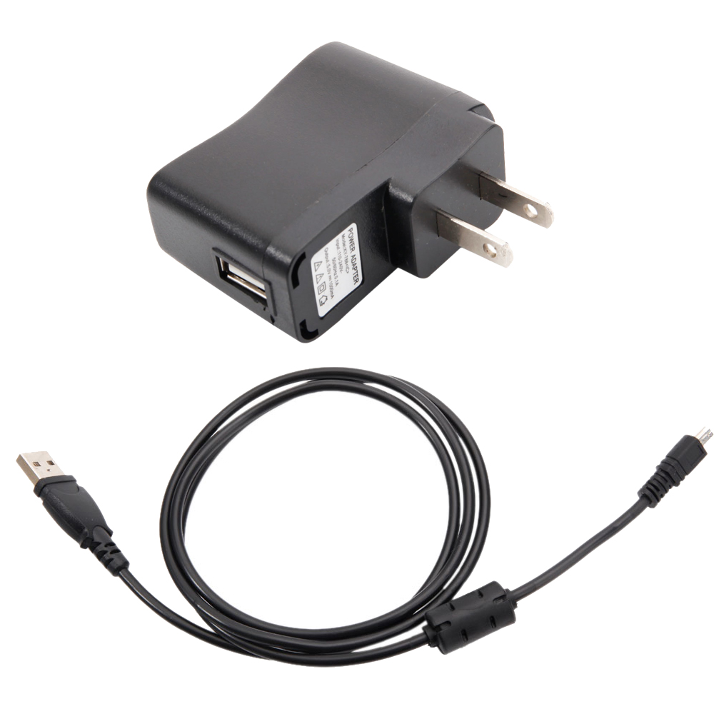 USB AC/DC Power Adapter Camera Battery Charger + PC Cord For Nikon