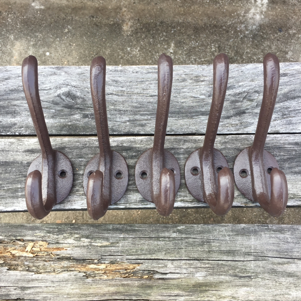 Vintage Style Cast Iron Wall Coat Hooks Hat Hook Hall Tree Antique